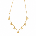 Choker Corações Pendurados Banhada a Ouro 18K