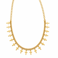 Choker com Pingentes de Cruz Banhada a Ouro 18K