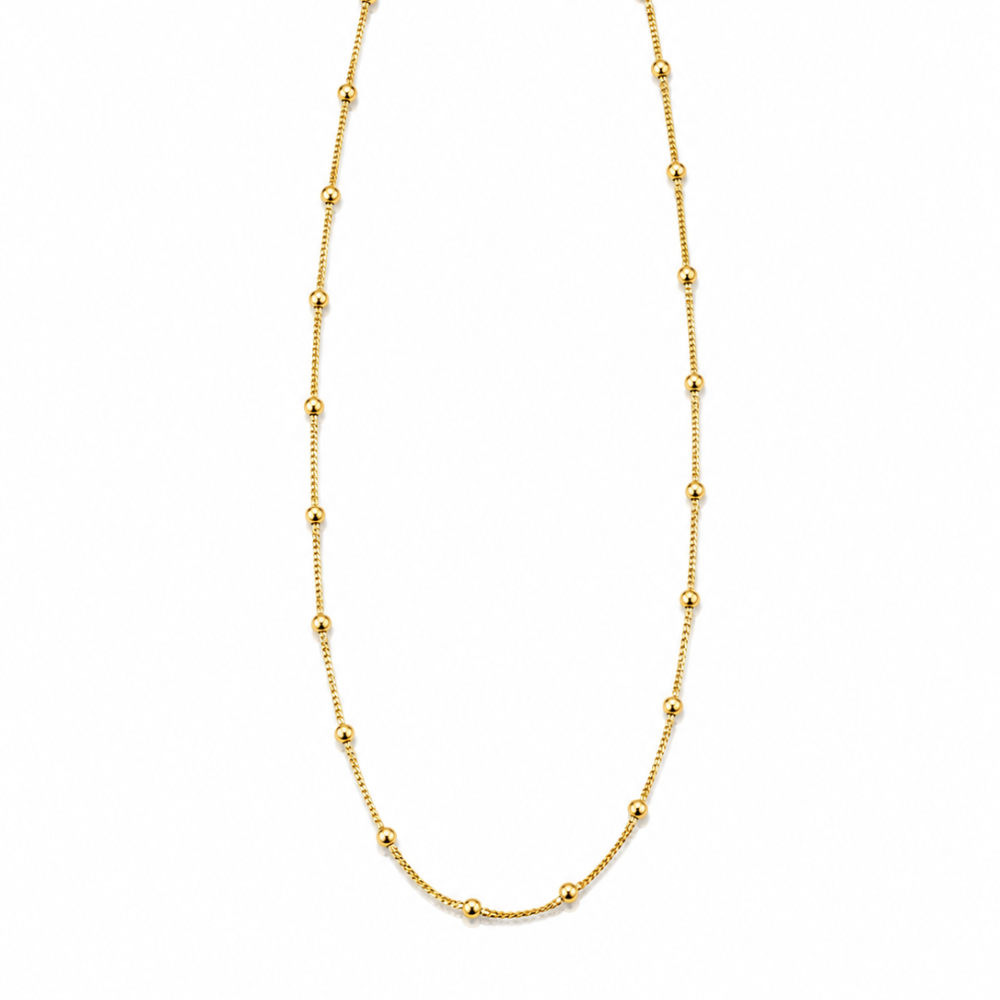 Colar Bolinhas Banhado a Ouro 18K